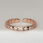 Load image into Gallery viewer, Rose Gold Tone Adjustable Eternity Ring
