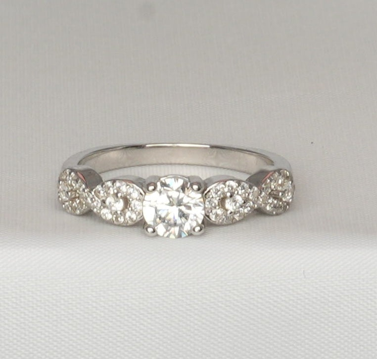 Five-Stone Cluster Accent Ring