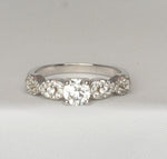 Load image into Gallery viewer, Five-Stone Cluster Accent Ring
