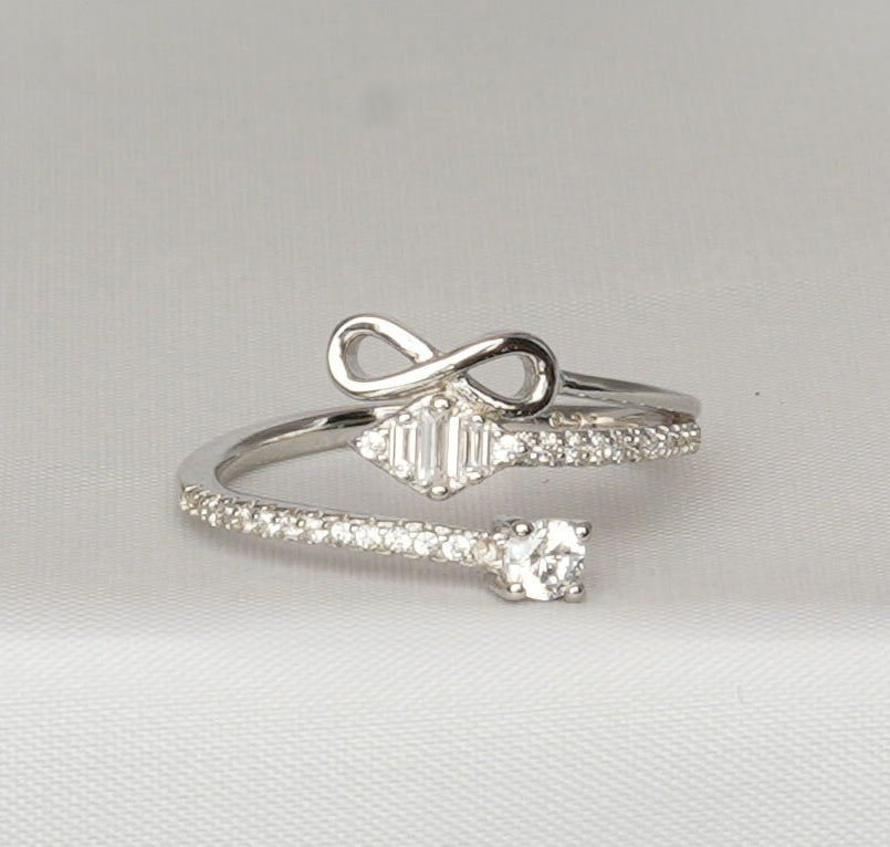Infinity Bow Promise Ring