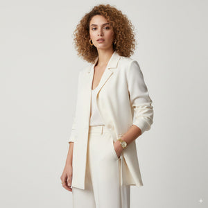 Geometric Dual-Tone Hoop Earrings 