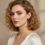Load image into Gallery viewer, Golden Leaf Stud Earrings 
