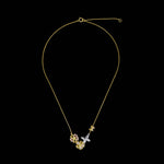 Load image into Gallery viewer, Springtime Beauty Gold Necklace - PEACORA
