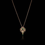 Cargue la imagen en el visor de la galería, Sprouting Green Gold Necklace - PEACORA
