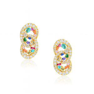 Multihued Life Spectrum Earrings - PEACORA