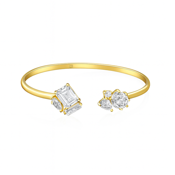 Open to Love Gem Bangle - PEACORA