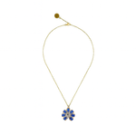 Load image into Gallery viewer, Peacora&#39;s Blue Feathered Pendant - PEACORA
