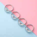 Load image into Gallery viewer, Round Signet Ring SIlver Jewelry Ring for Women - PEACORA
