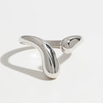 Load image into Gallery viewer, Sculpted Wave Ring – Gold &amp; Silver Finish Stainless Steel - PEACORA
