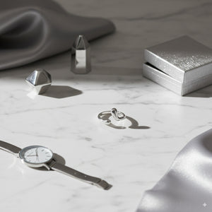 Sculpted Wave Ring – Gold & Silver Finish Stainless Steel - PEACORA