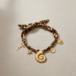 Load image into Gallery viewer, Seashell Charm Scarf Necklace 

