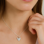 Load image into Gallery viewer, Sparkling Heart Pendant Necklace - PEACORA
