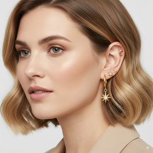 Stainless Steel Earrings Set 