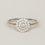 Load image into Gallery viewer, Elegant Halo Cluster Ring
