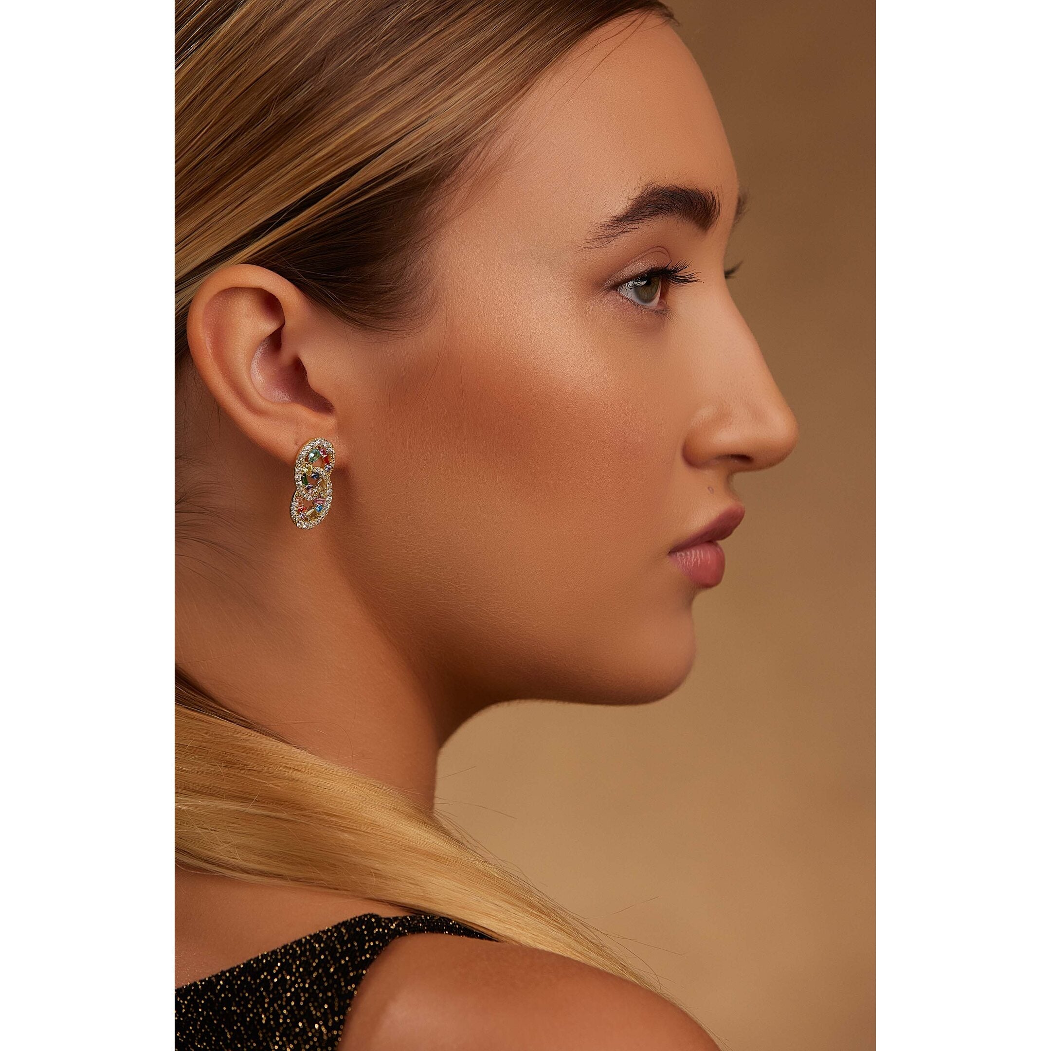 Multihued Life Spectrum Earrings - PEACORA