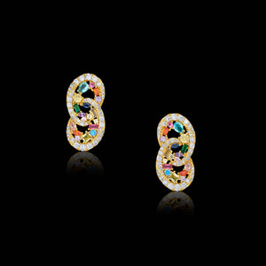 Multihued Life Spectrum Earrings - PEACORA