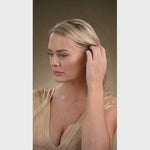 Load and play video in Gallery viewer, Goldleaf Facet Blossoms Studs
