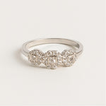 Load image into Gallery viewer, Triple Halo Vintage Ring
