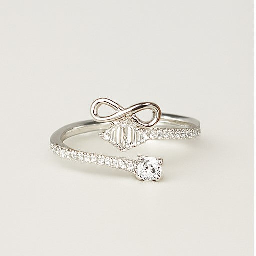 Infinity Bow Promise Ring - PEACORA
