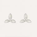 Trillium Diamond Stud Earrings - PEACORA