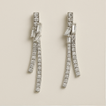Elegant Diamond Drop Earrings - PEACORA