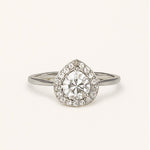 Load image into Gallery viewer, Victorian Halo Moissanite Ring
