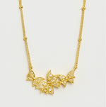 Load image into Gallery viewer, Gold Vermeil Butterfly Cluster Pendant Necklace
