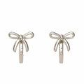Delicate Bow Knot Stud Earrings - PEACORA