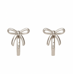 Load image into Gallery viewer, Delicate Bow Knot Stud Earrings - PEACORA

