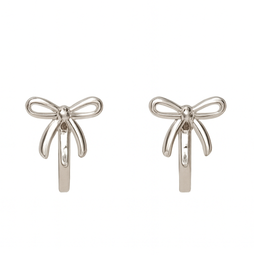 Delicate Bow Knot Stud Earrings - PEACORA