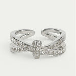 Load image into Gallery viewer, Crossband Cuff Ring
