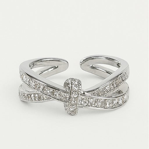 Crossband Cuff Ring - PEACORA