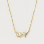 Load image into Gallery viewer, Gold Tulip Blossom Pendant Necklace - PEACORA
