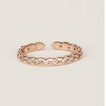 Load image into Gallery viewer, Rose Gold Tone Adjustable Eternity Ring
