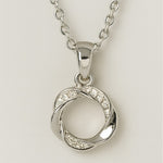 Load image into Gallery viewer, Twist Infinity Circle Pendant Necklace
