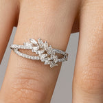 Load image into Gallery viewer, Baguette Cluster Ring

