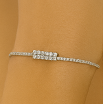 Load image into Gallery viewer, Timeless Sparkle Sterling Silver S925 Bracelet - PEACORA
