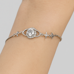 Load image into Gallery viewer, Celestial Orbit Sterling Silver Bracelet - PEACORA
