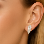 Load image into Gallery viewer, Angelic Diamond Wing Earrings - PEACORA
