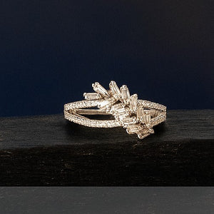 Baguette Cluster Ring - PEACORA