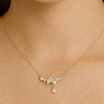 Load image into Gallery viewer, Elegant Pearl &amp; Crystal Universe Necklace
