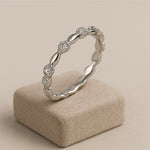 Load image into Gallery viewer, Twisted Eternity Crystal Band Ring
