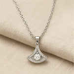 Load image into Gallery viewer, Radiant Fan Pendant Necklace
