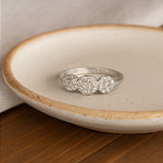 Load image into Gallery viewer, Triple Halo Vintage Ring
