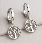 Load image into Gallery viewer, Tree of Life Drop Earrings - PEACORA
