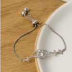 Load image into Gallery viewer, Celestial Orbit Sterling Silver Bracelet - PEACORA
