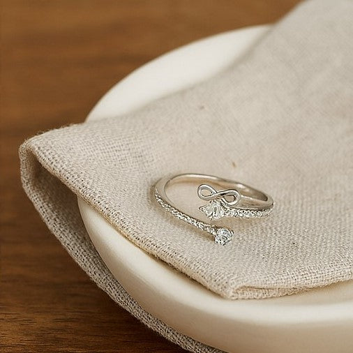 Infinity Bow Promise Ring