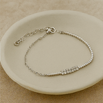 Load image into Gallery viewer, Timeless Sparkle Sterling Silver S925 Bracelet - PEACORA
