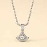 Load image into Gallery viewer, Radiant Fan Pendant Necklace
